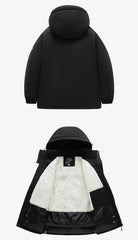 兒童加絨滑雪服+吊帶背心褲